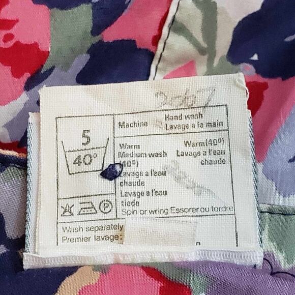 Vintage Laura Ashley Sun Dress Floral Sleeveless Cotton Size 8 Garden Party - Picture 6 of 12